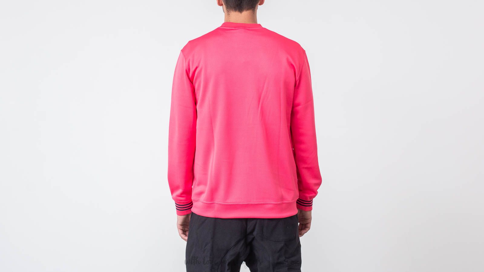 Hoodies en truien adidas Originals Pique Crewneck Real Pink Footshop