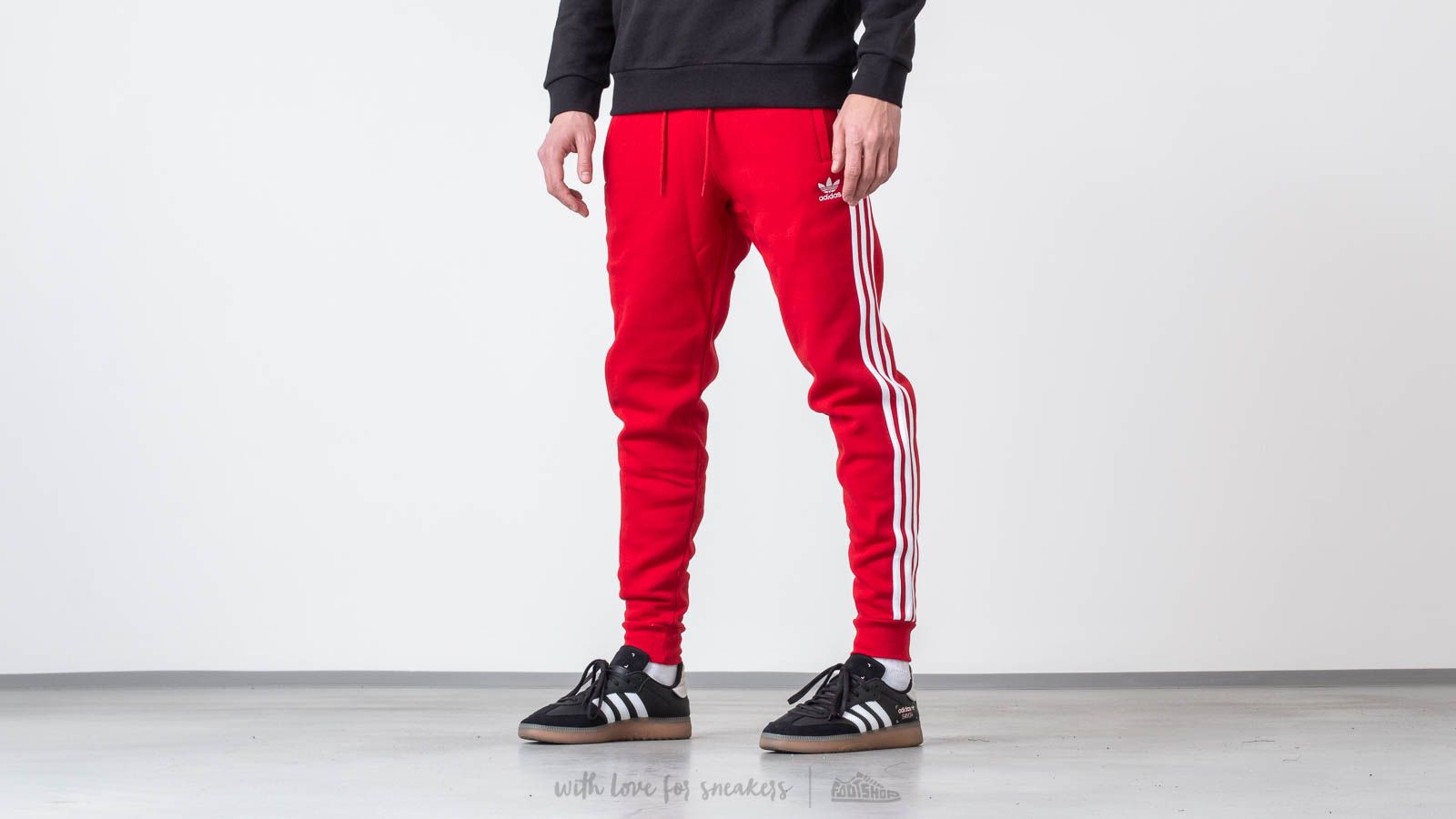 Pantalon survêtement adidas Originals 3-Stripes Pants Power Red