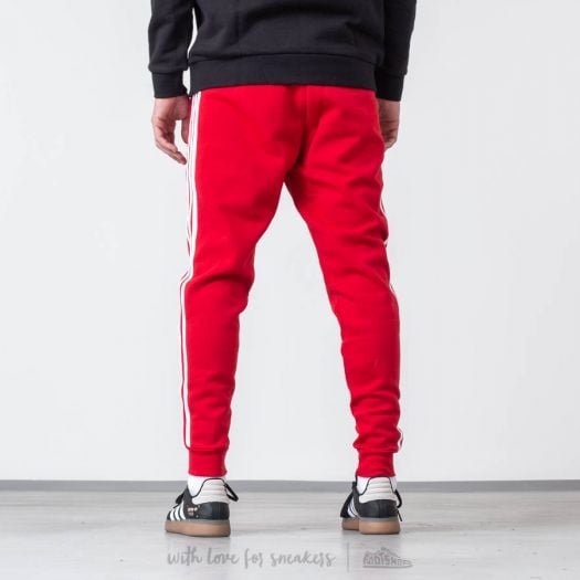 Pantalon 3 stripes adidas rouge on sale