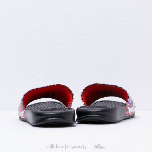 Women's shoes Nike Wmns Benassi Jdi Print Black/ Team Orange