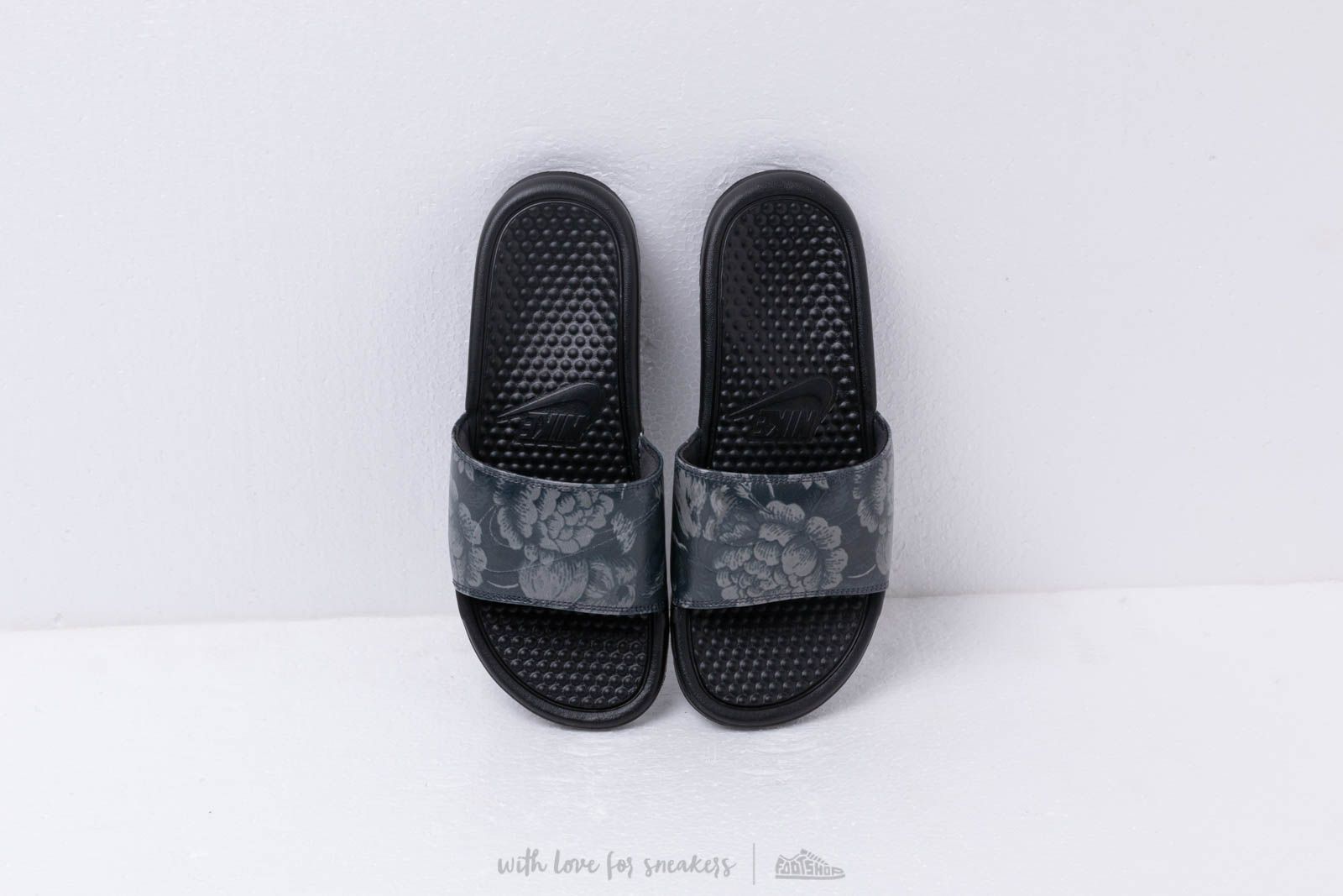 Naisten kengät Nike Wmns Benassi Jdi Print Black/ Black