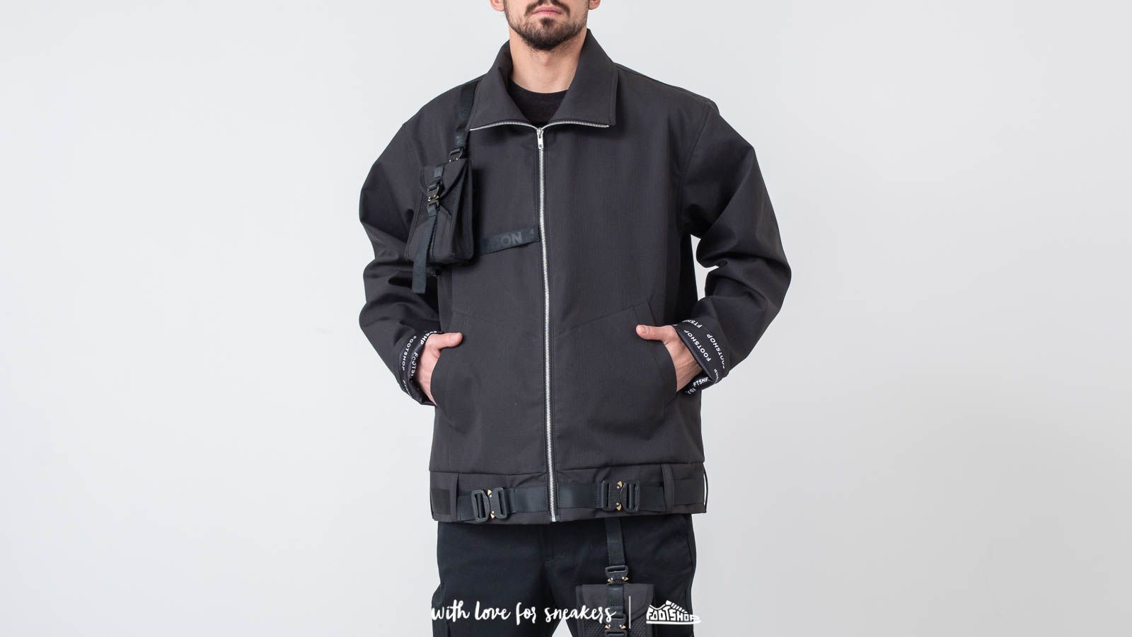 Jackets FTSHP “See You Soon” Cargo Utility Jacket Black