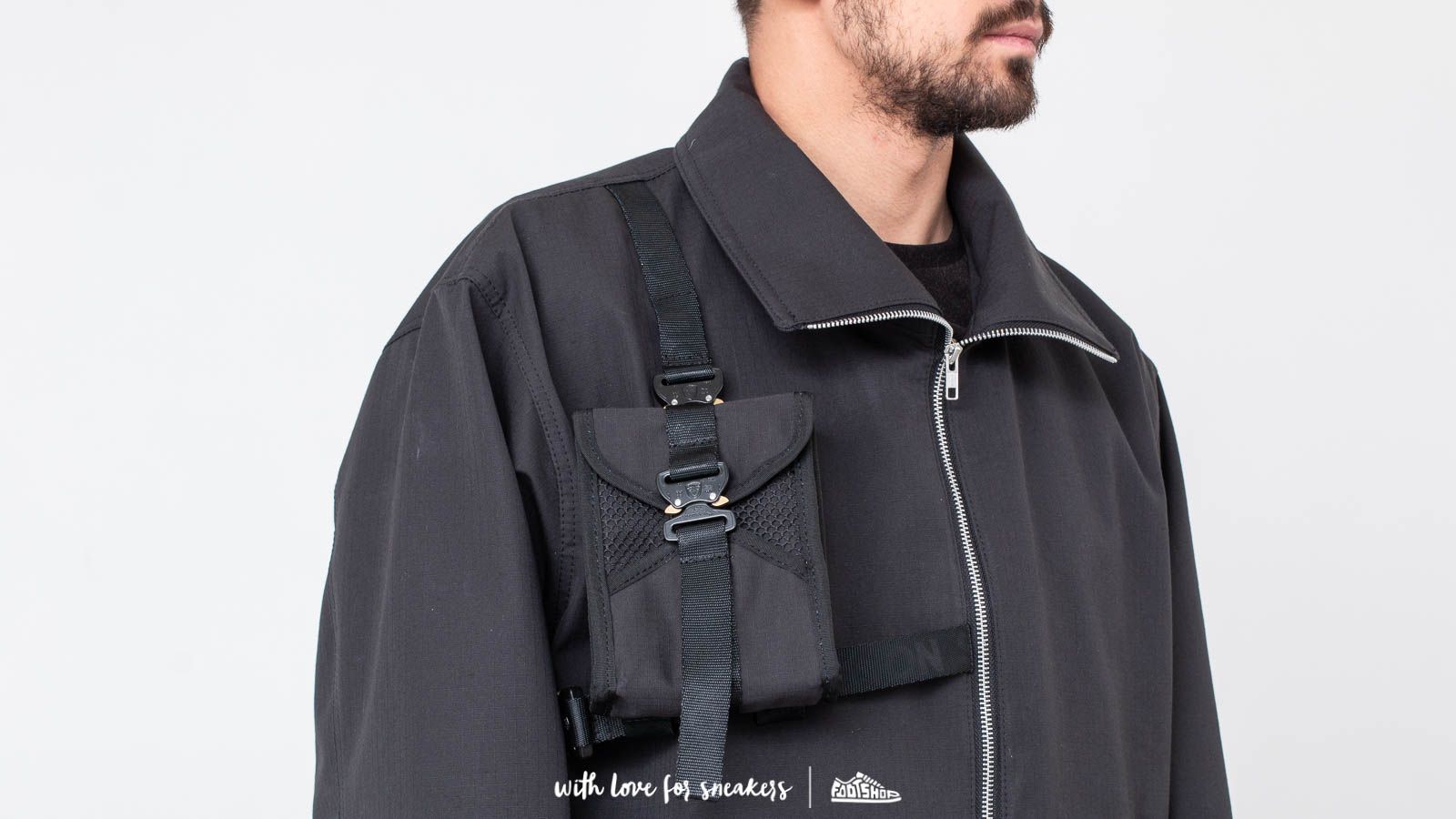 Jackets FTSHP “See You Soon” Cargo Utility Jacket Black