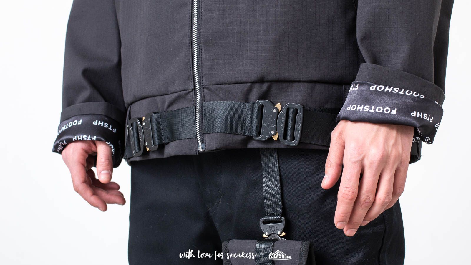 Jackets FTSHP “See You Soon” Cargo Utility Jacket Black