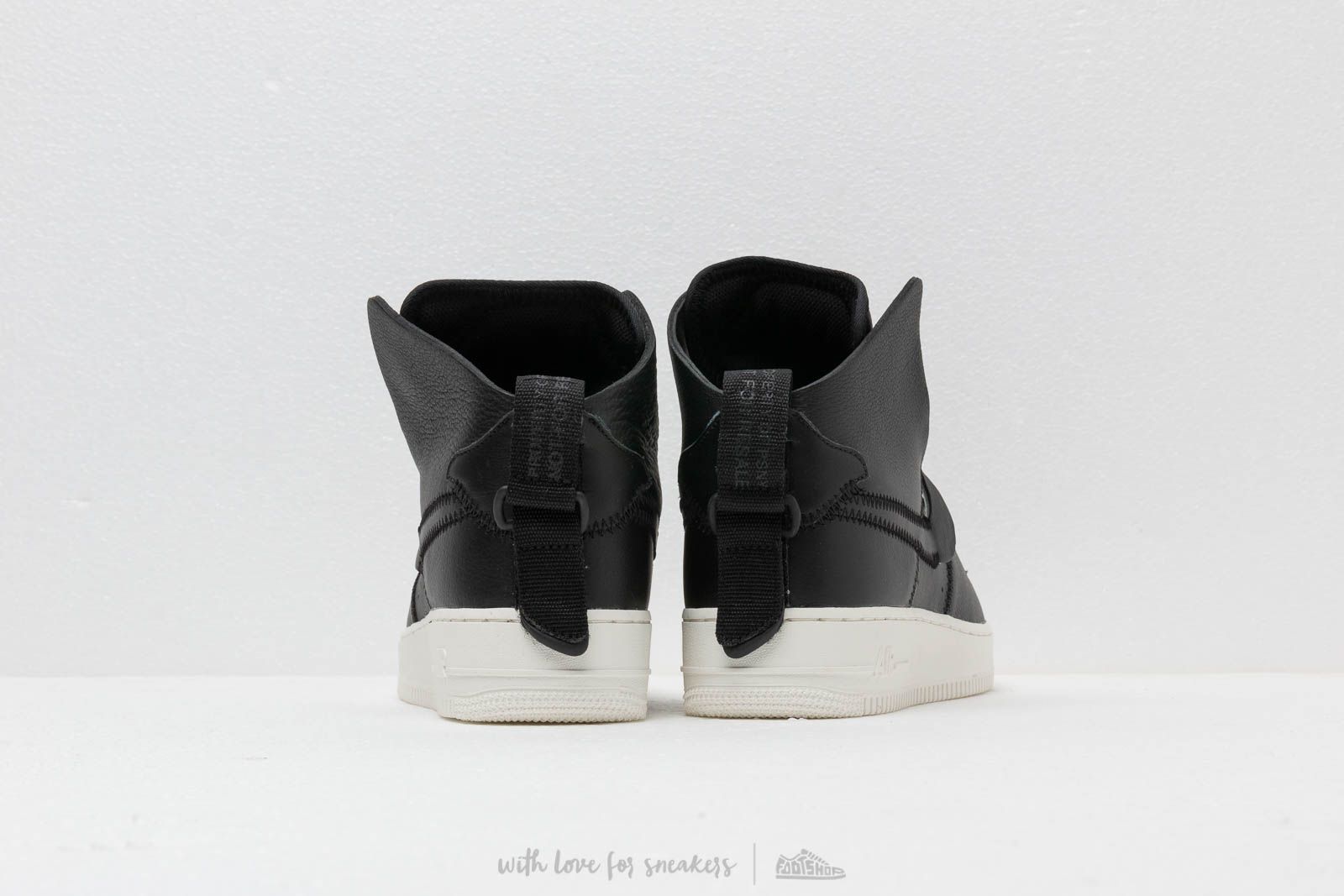 Men s shoes Nike x PSNY Air Force 1 High Black Black Sail Footshop