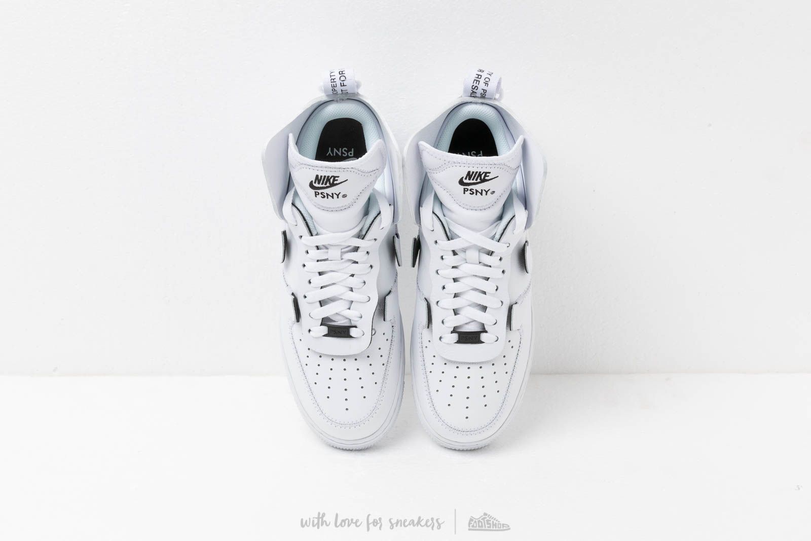 Sko til mænd Nike x PSNY Air Force 1 High White/ White-White-Black