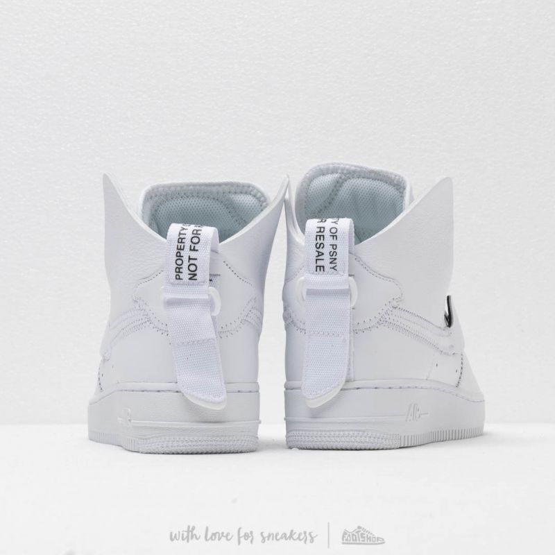 Nike x PSNY Air Force 1 High White/ White-White-Black | Footshop