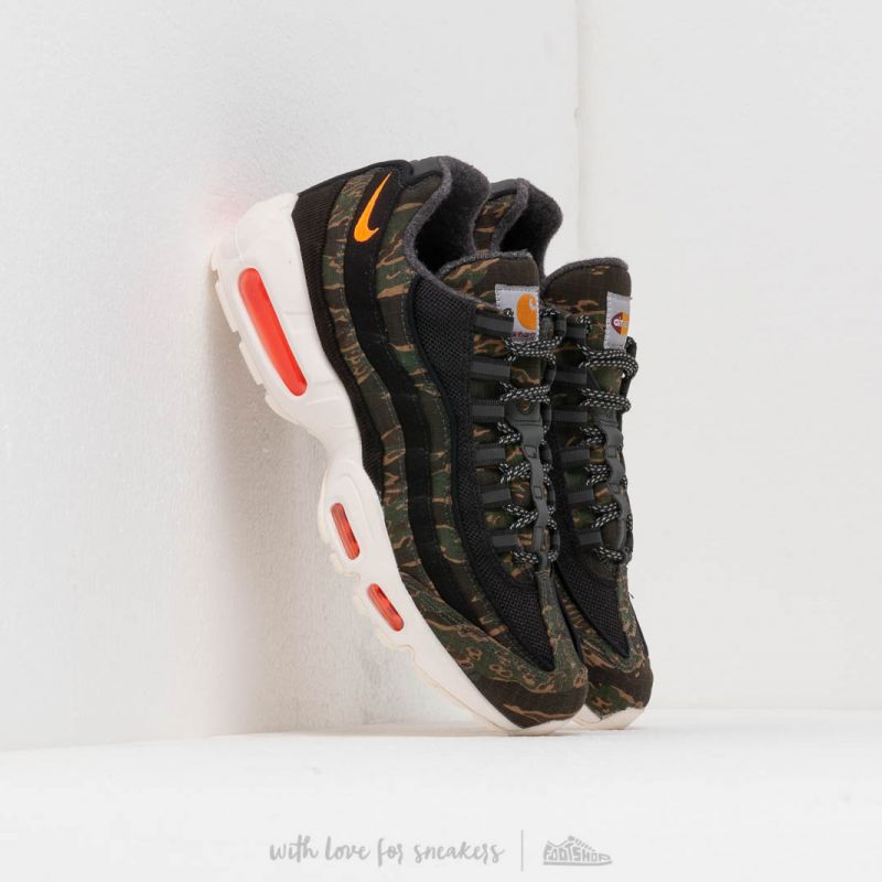 Nike x Carhartt WIP Air Max 95 Black/ Total Orange-Sail | Footshop