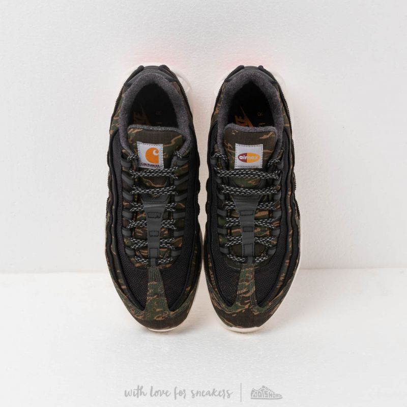 Nike x Carhartt WIP Air Max 95 Black/ Total Orange-Sail | Footshop
