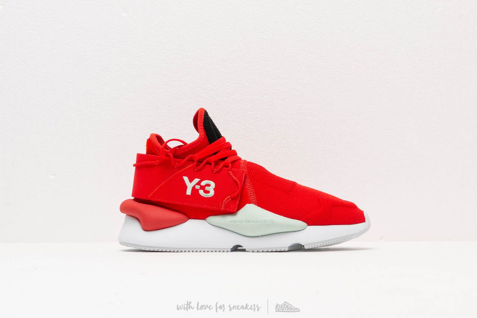 Y3 best sale red sneakers