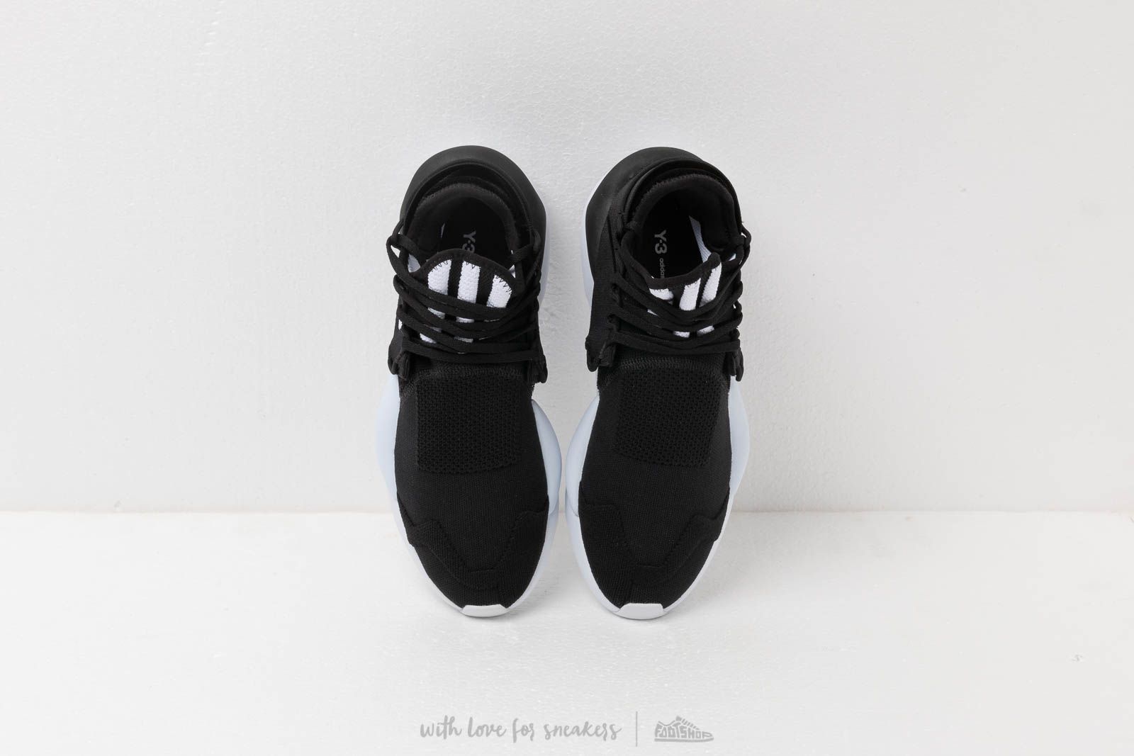 Încălțăminte și sneakerși pentru bărbați Y-3 Kaiwa Knit Core Black/ Ftw White/ Core Black