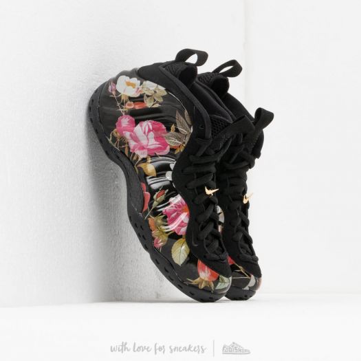 Black floral foamposite new arrivals