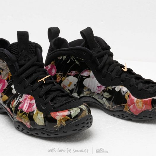 Chaussures et baskets homme Nike Air Foamposite One Floral Black Black White Footshop