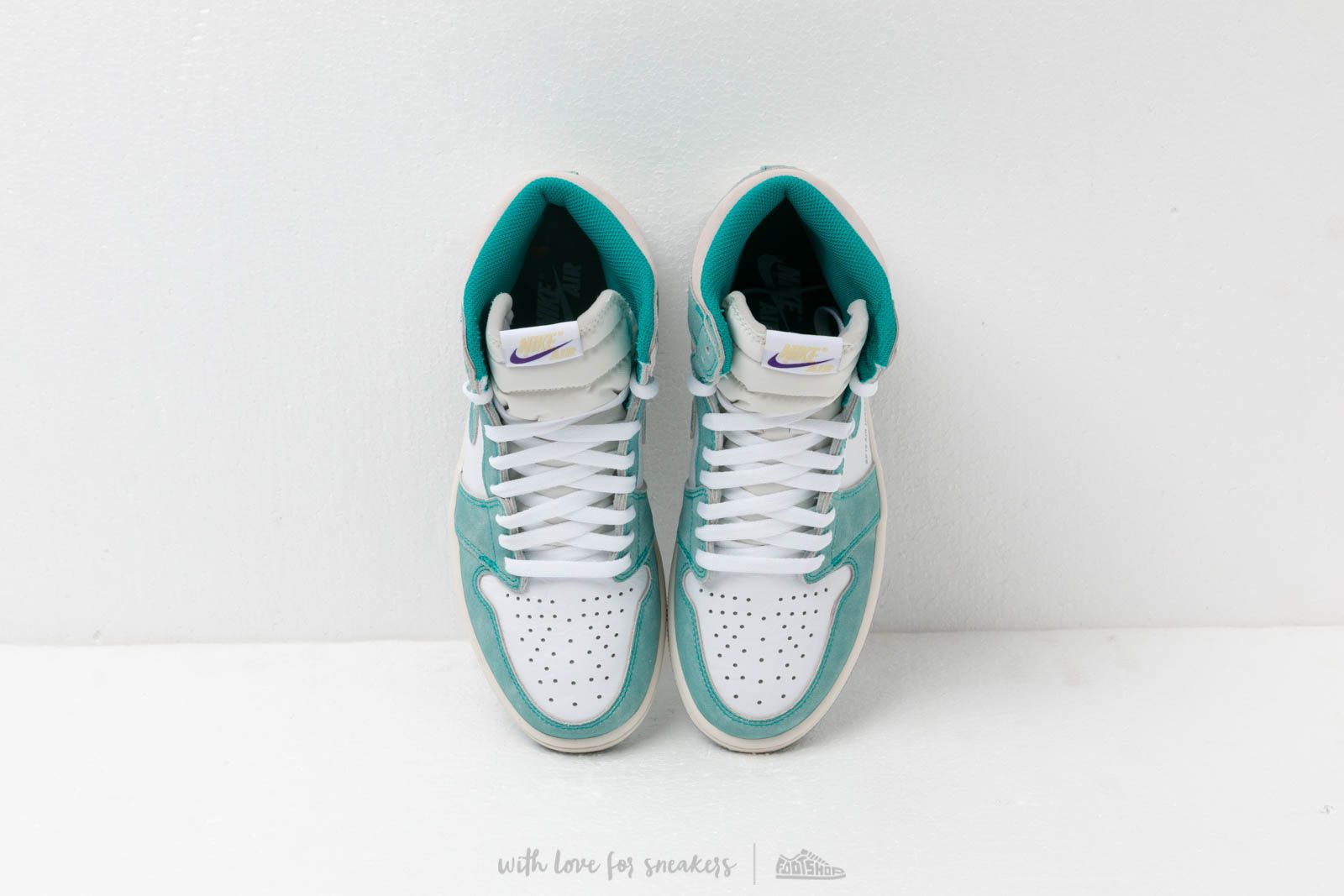 Pánské tenisky a boty Air Jordan 1 Retro High Og Turbo Green/ Sail-White-Lt Smoke Grey