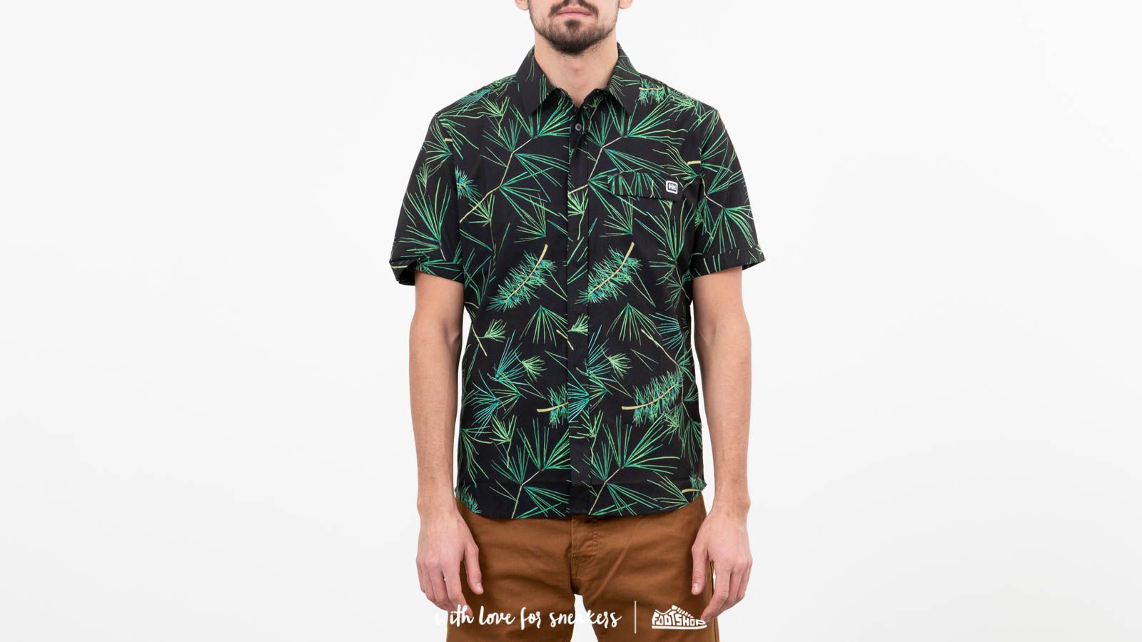 Magliette Helly Hansen Oya Shortsleeve Shirt Ebony/ Print