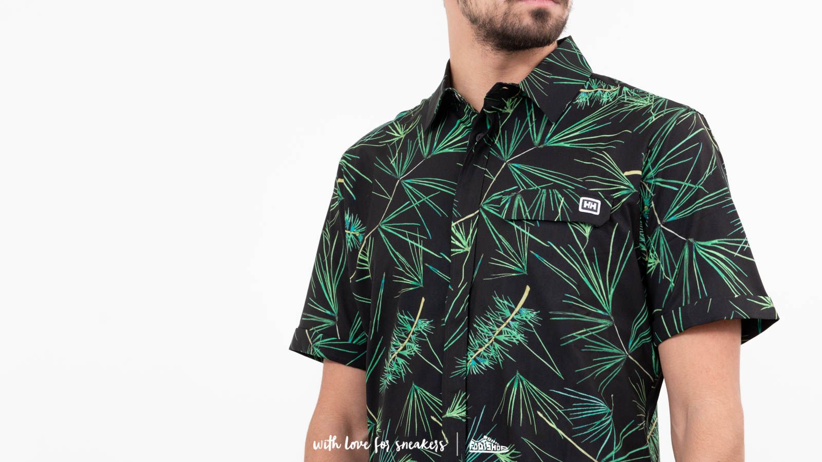 Magliette Helly Hansen Oya Shortsleeve Shirt Ebony/ Print