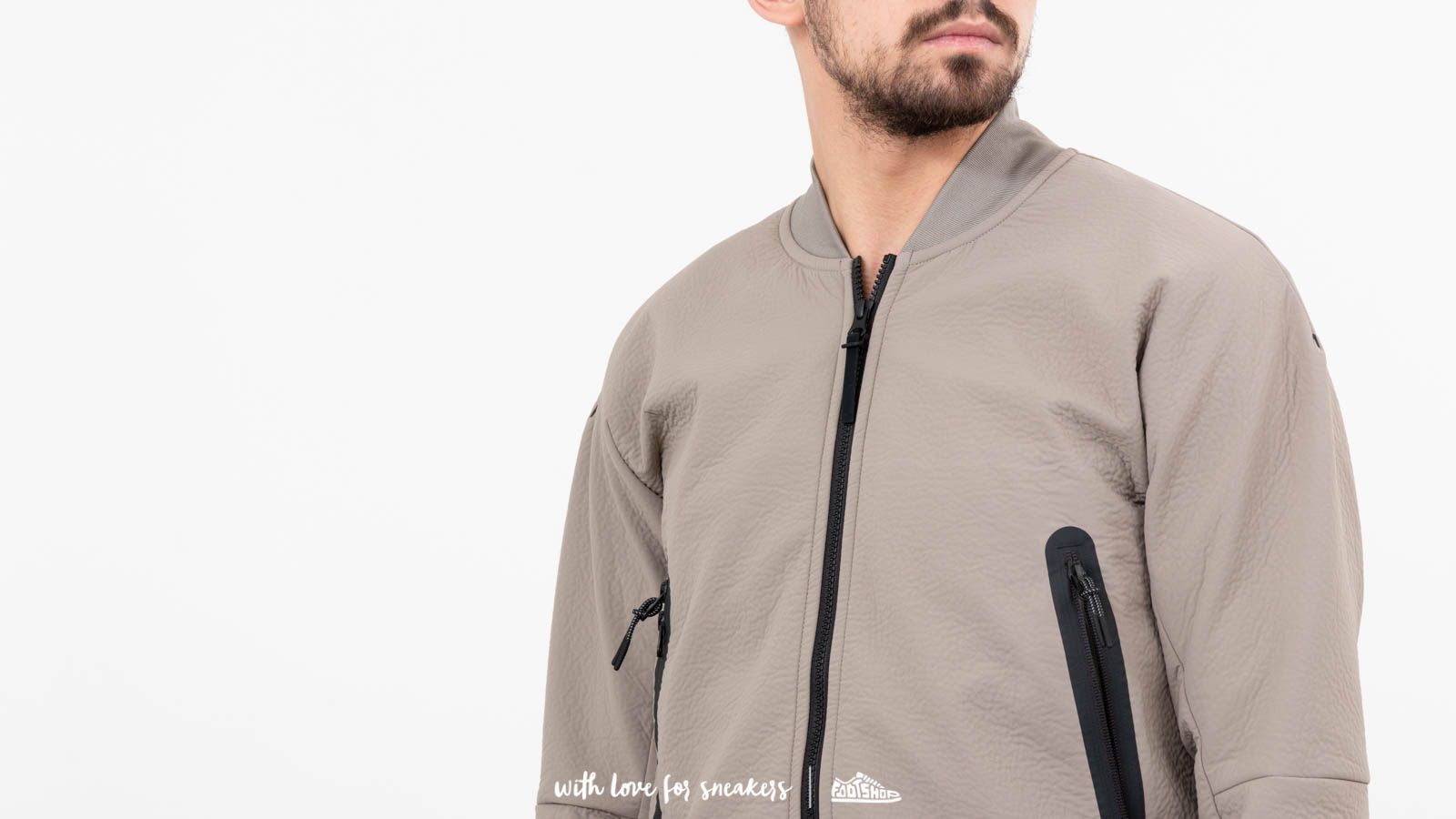 Nike newsprint jacket shop