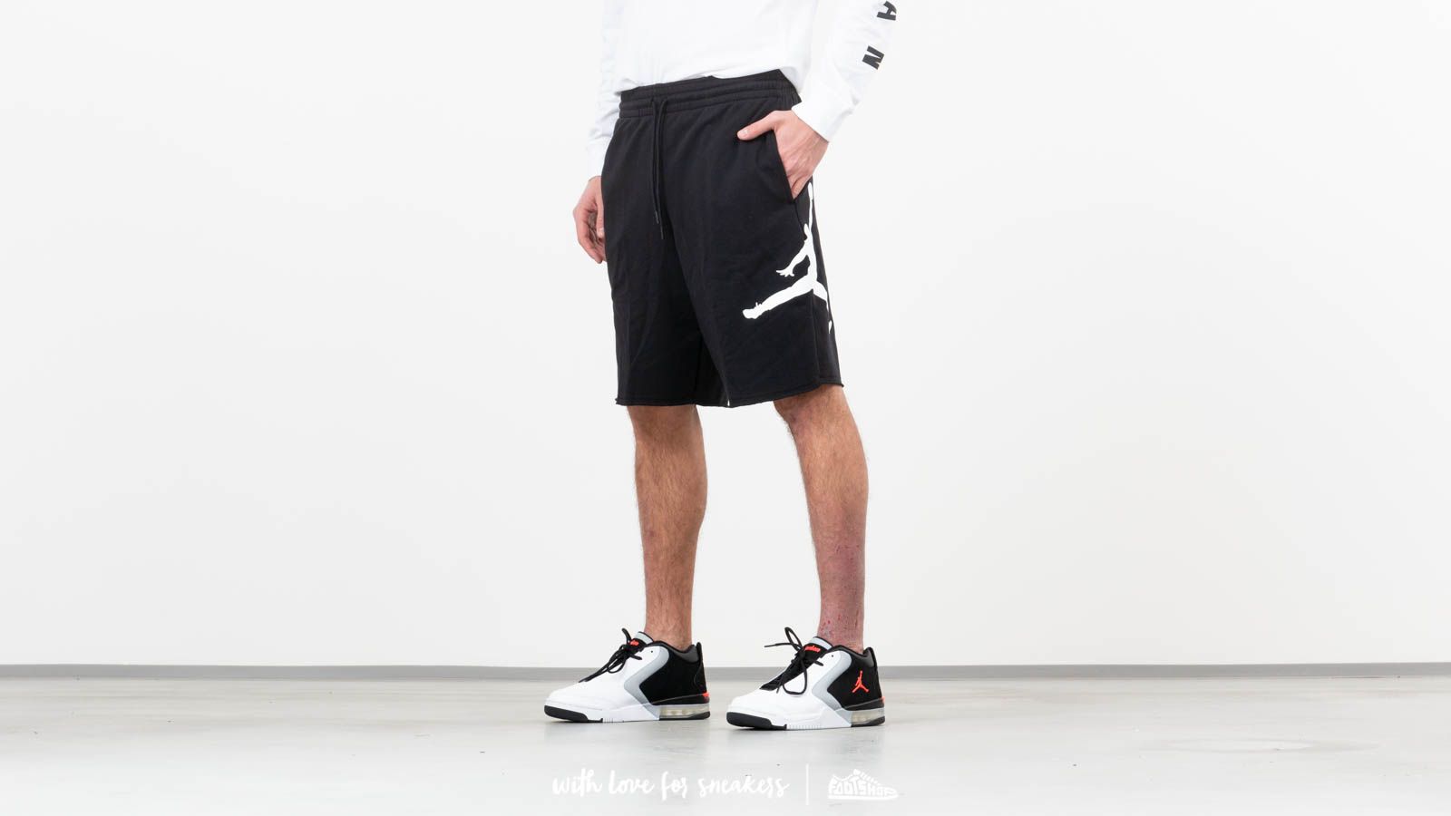 Kraťasy Jordan Air Fleece Shorts Black