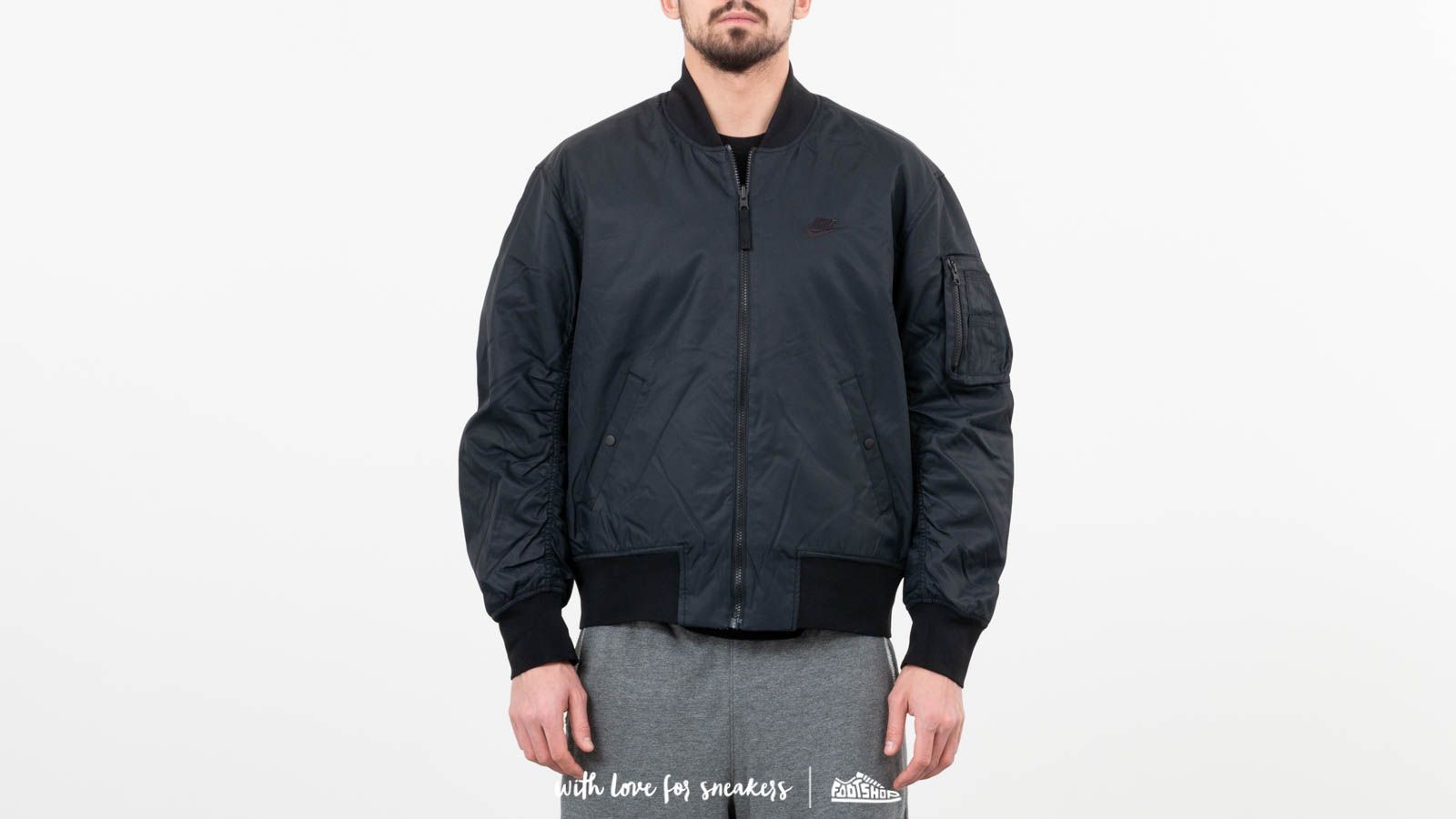 Nike men's reversible cheap bomber jacket