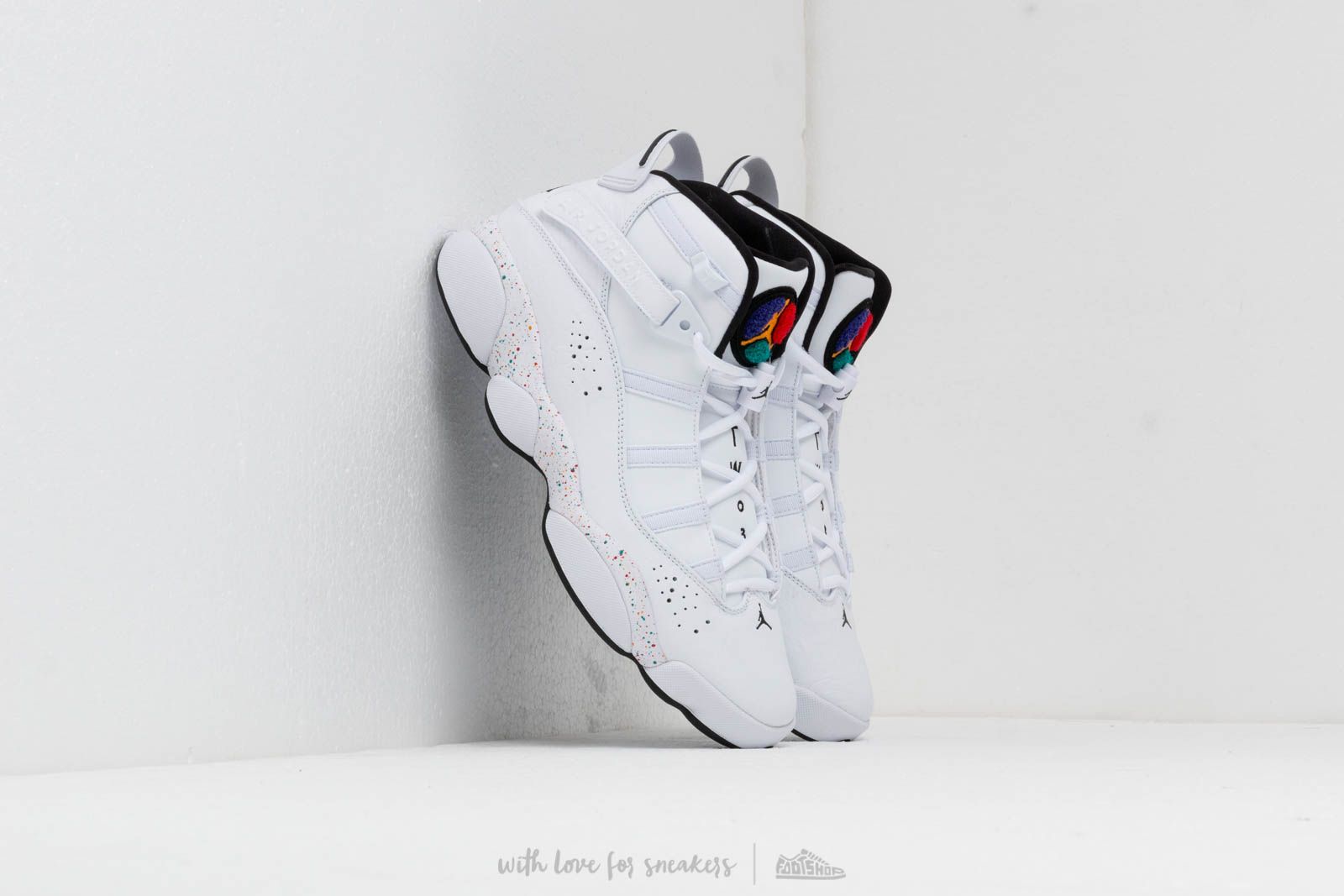 Men s shoes Jordan 6 Rings White Black Canyon Gold University Red Footshop