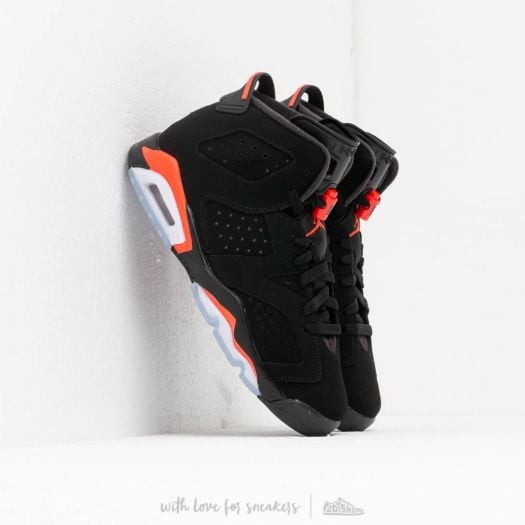 Scarpe donna Air Jordan 6 Retro Gs Black Infrared Footshop