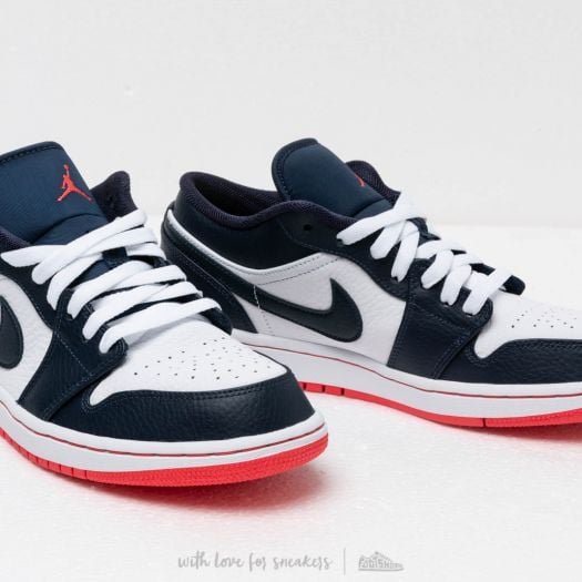 Men s shoes Air Jordan 1 Low Obsidian Ember Glow White Footshop