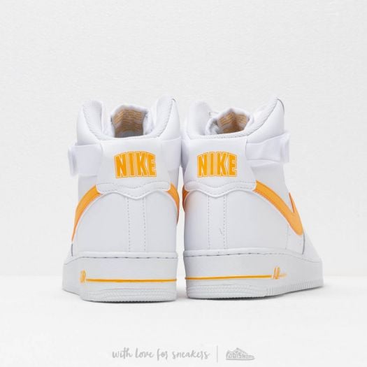 nike air force 1 high white university gold