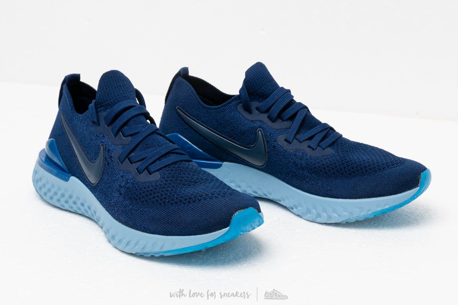 Men s shoes Nike Epic React Flyknit 2 Blue Void Blue Void Indigo Force Black Footshop