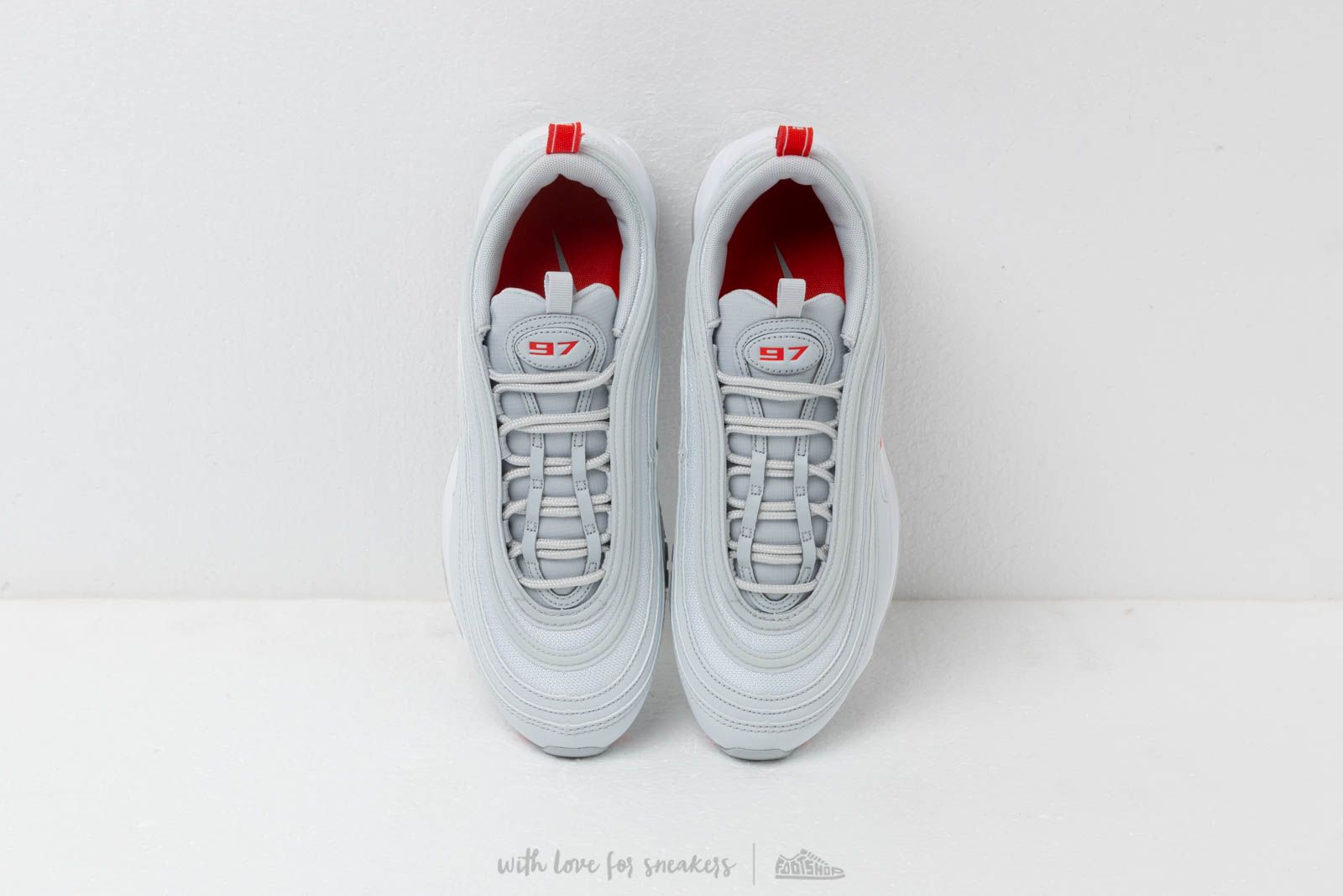 Men s shoes Nike Air Max 97 Pure Platinum Team Orange White