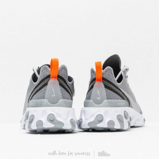 Nike react element hotsell 55 gris orange