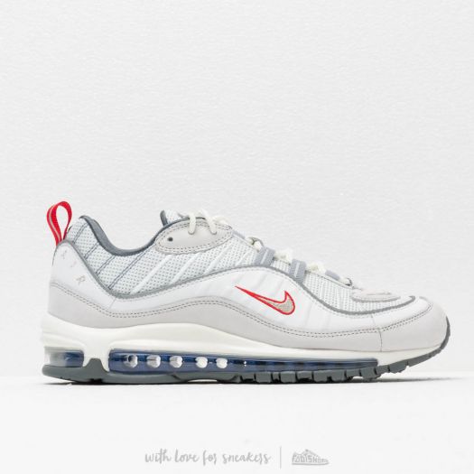 Air max 98 trainers summit white metallic silver on sale