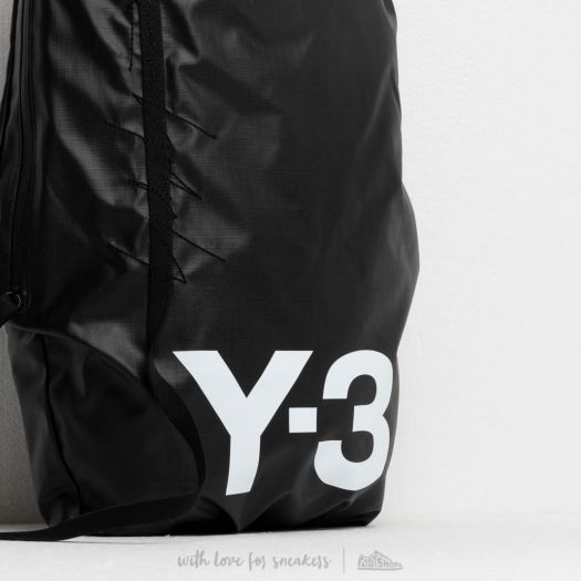 Rucksacke Y 3 Yohji Backpack II Black White Footshop