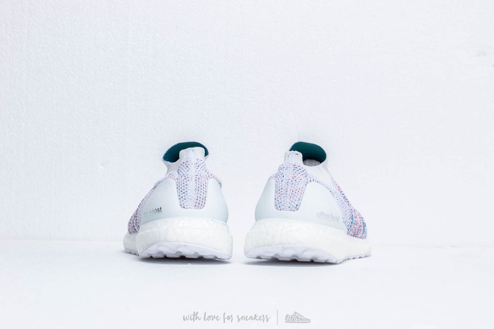 Ultra boost laceless cloud white sale