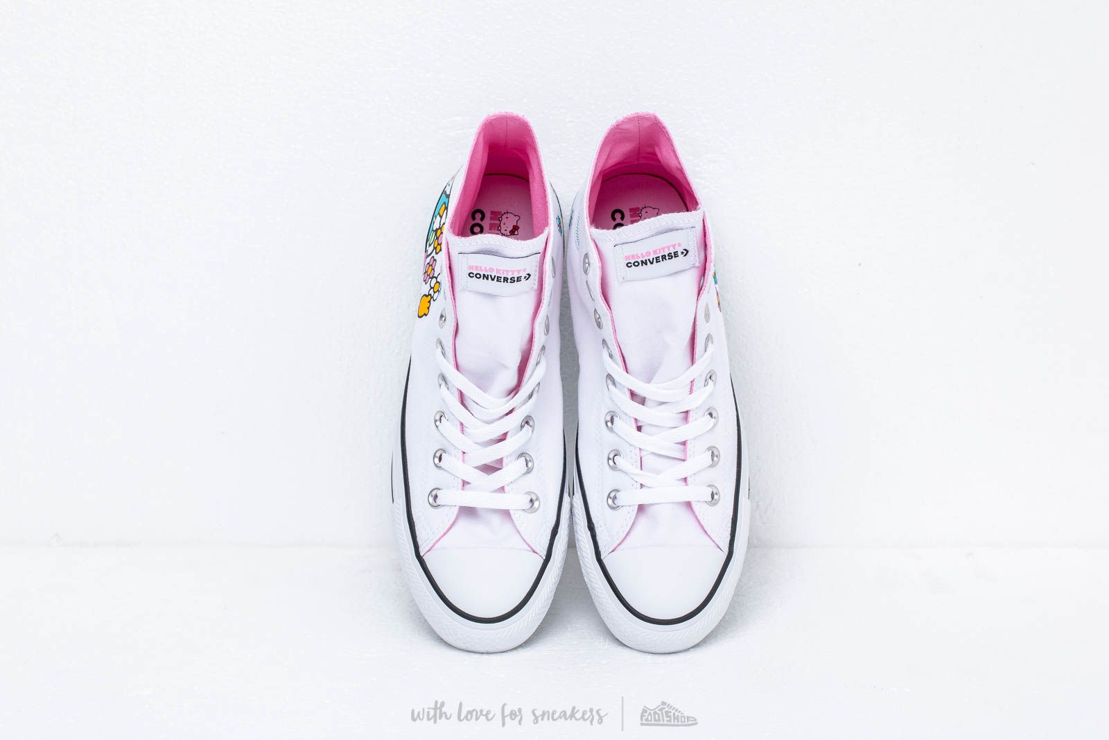 Férfi cipők Converse x Hello Kitty Chuck Taylor All Star Hi White/ Pink/ White
