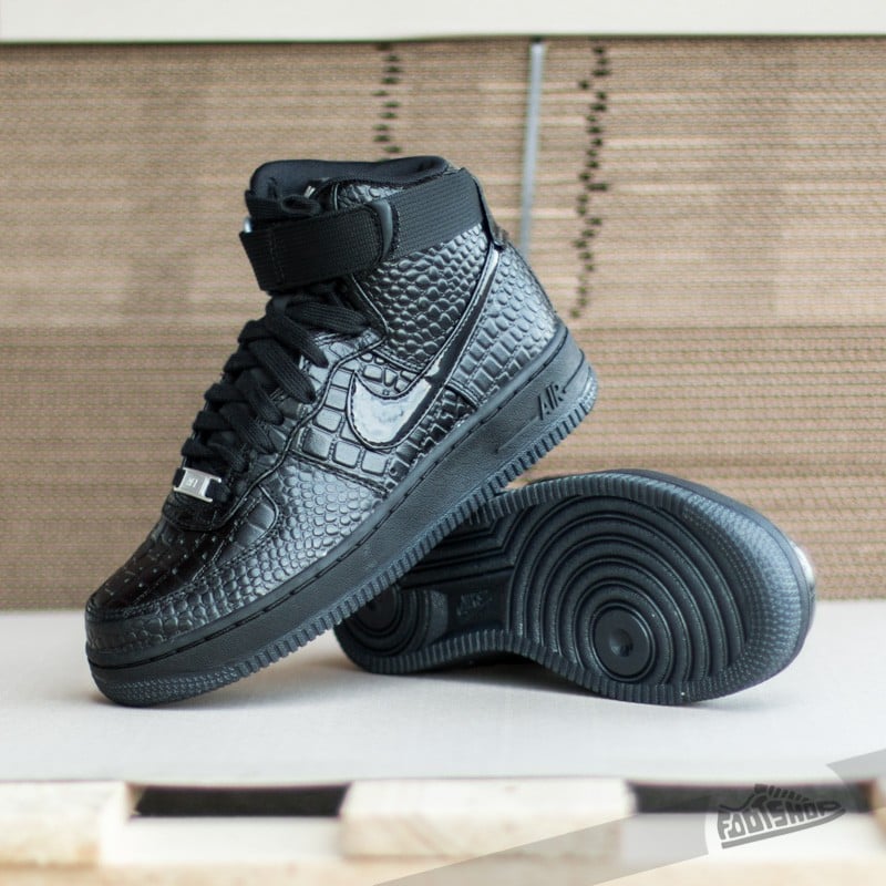 Дамски кецове и обувки Nike Wmns Air Force 1 Hi PRM Black