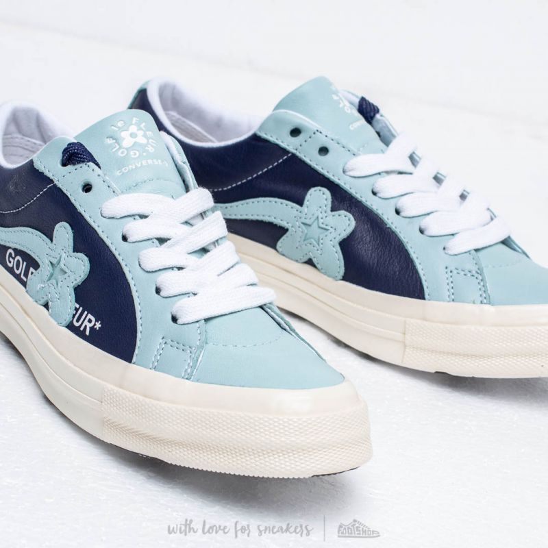 Converse x GOLF le FLEUR One Star OX Barely Blue/ Patriot Blue