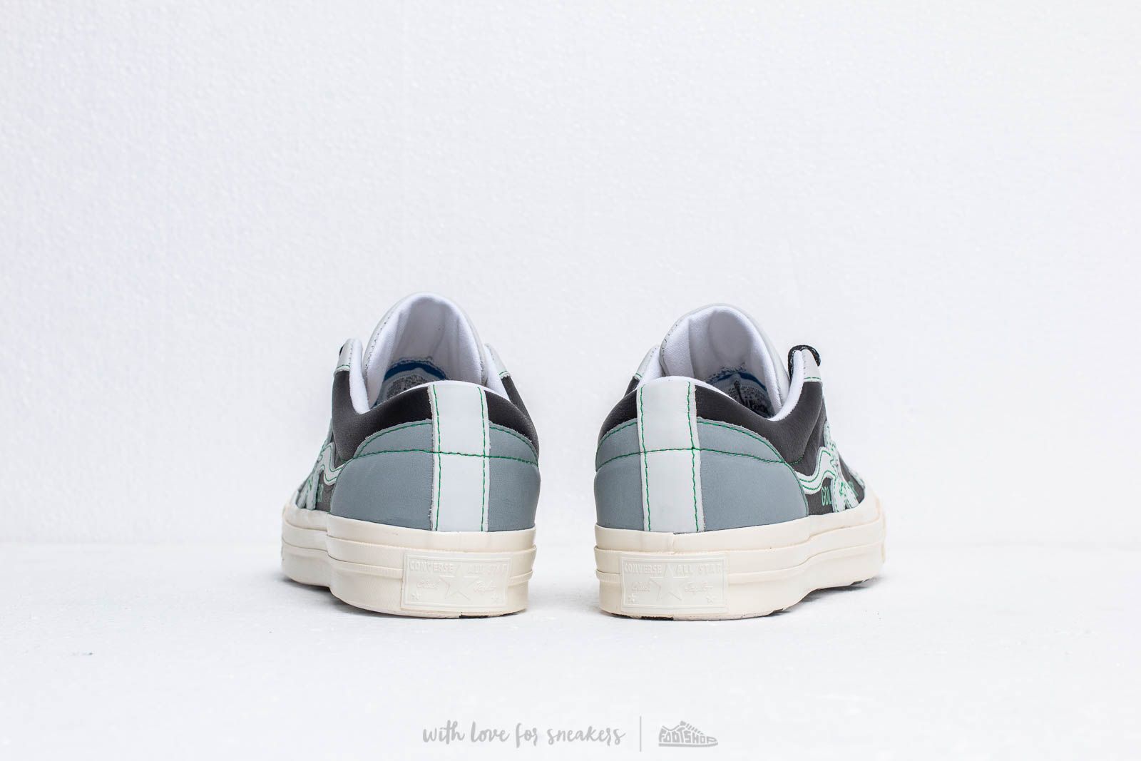 Încălțăminte și sneakerși pentru bărbați Converse x GOLF le FLEUR One Star OX Barely Blue/ Black/ Egret