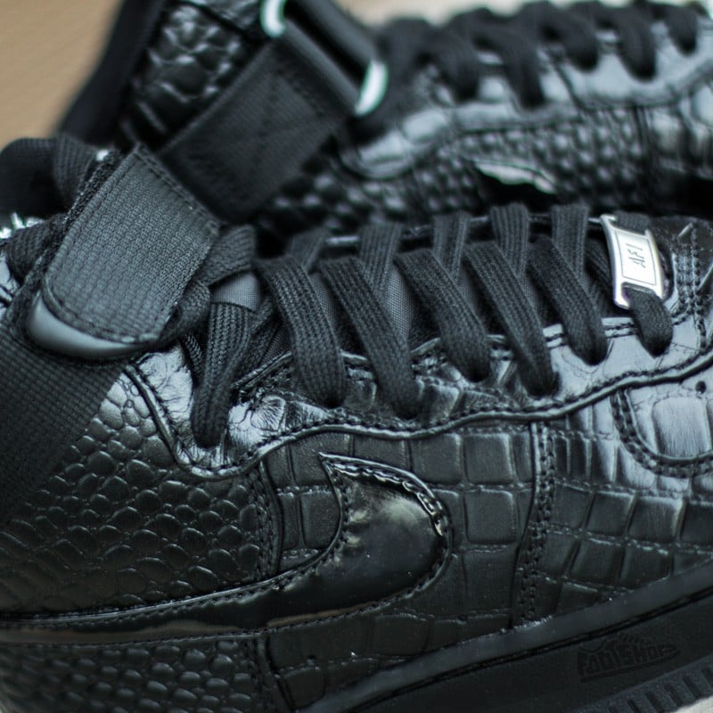 Дамски кецове и обувки Nike Wmns Air Force 1 Hi PRM Black