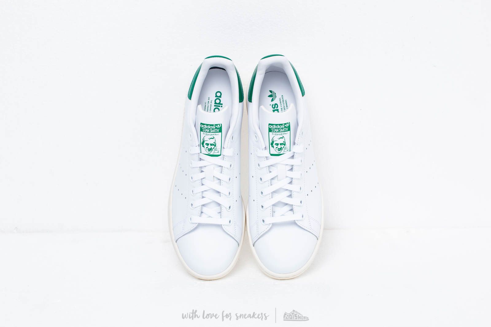 Scarpe uomo adidas Stan Smith Ftw White/ Off White/ Bgreen