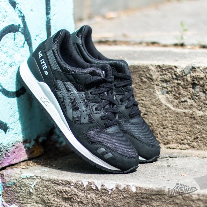 Men s shoes Asics Gel Lyte III Black Black Footshop