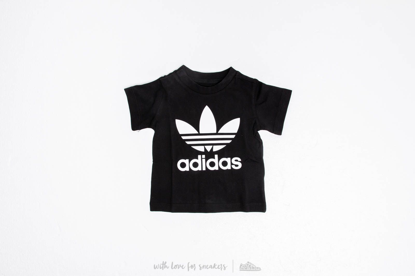 Dětská trička a tílka adidas Trefoil Tee Black