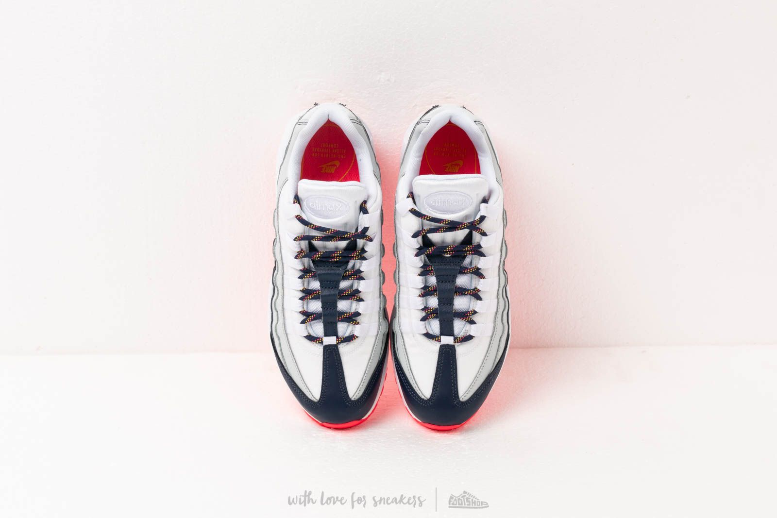 Air max 95 outlet midnight navy/laser orange-pure platinum