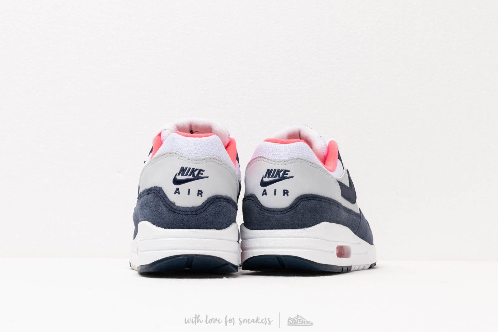 Air max 1 outlet white/midnight navy-pure platinum