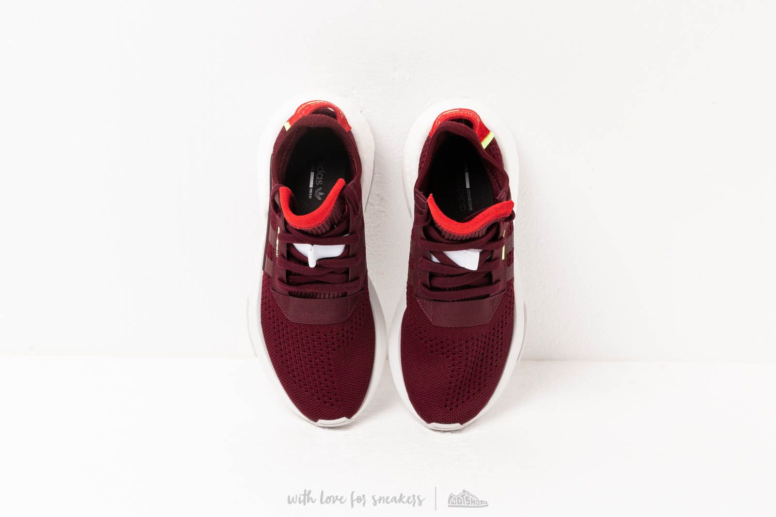 Women s shoes adidas Pod S3.1 W Maroon Maroon Hi res yellow Footshop