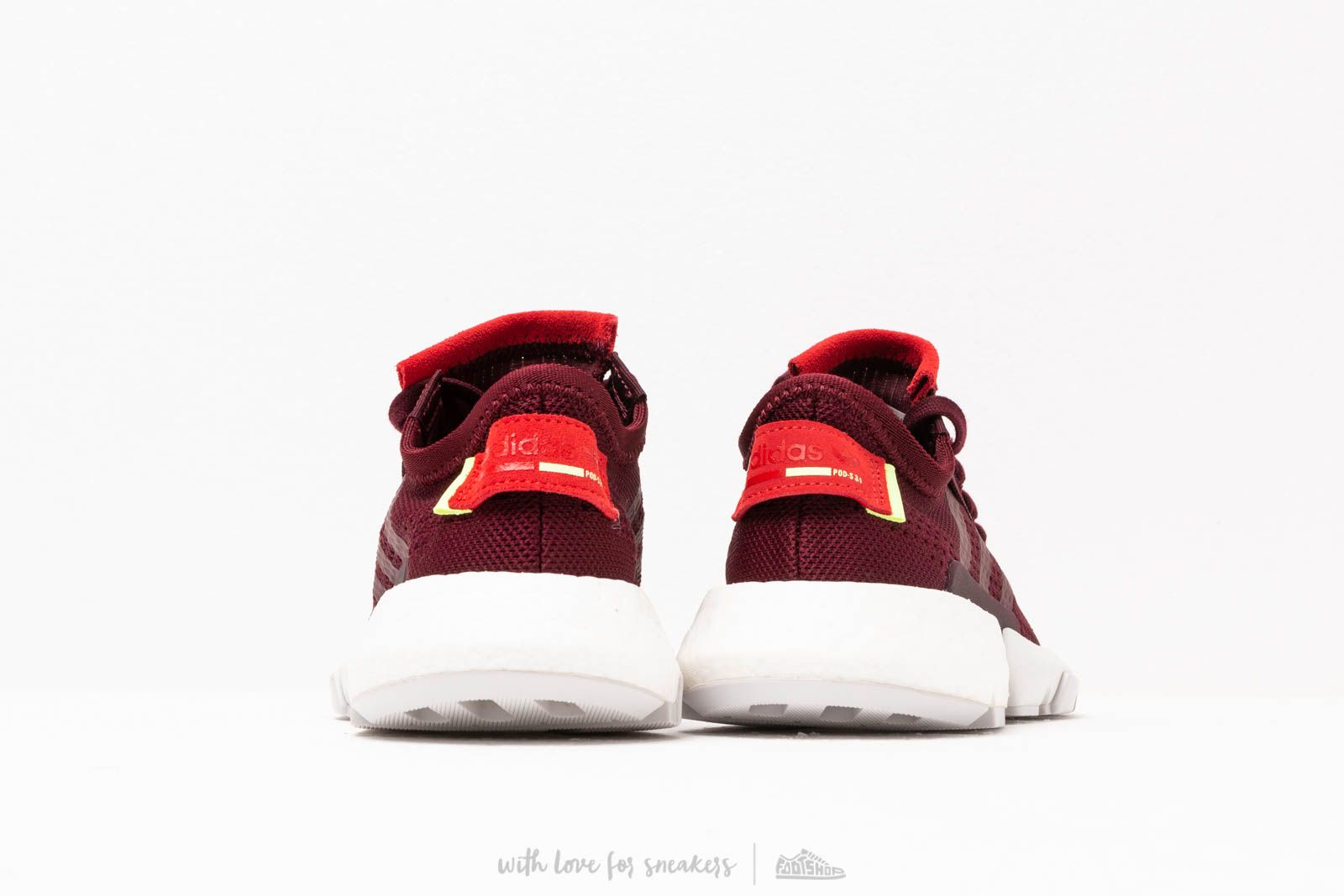 Zapatillas mujer adidas Pod-S3.1 W Maroon/ Maroon/ Hi-res yellow