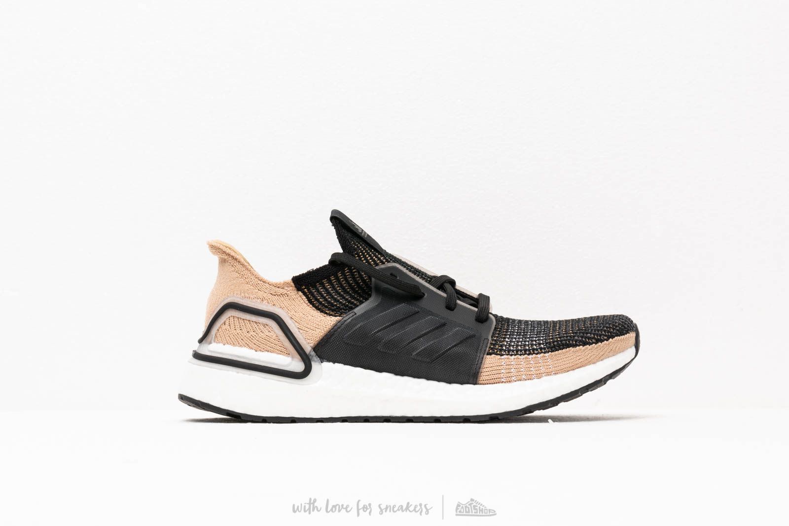 Men s shoes adidas UltraBOOST 19 Core Black Raw Sand Grey Six Footshop