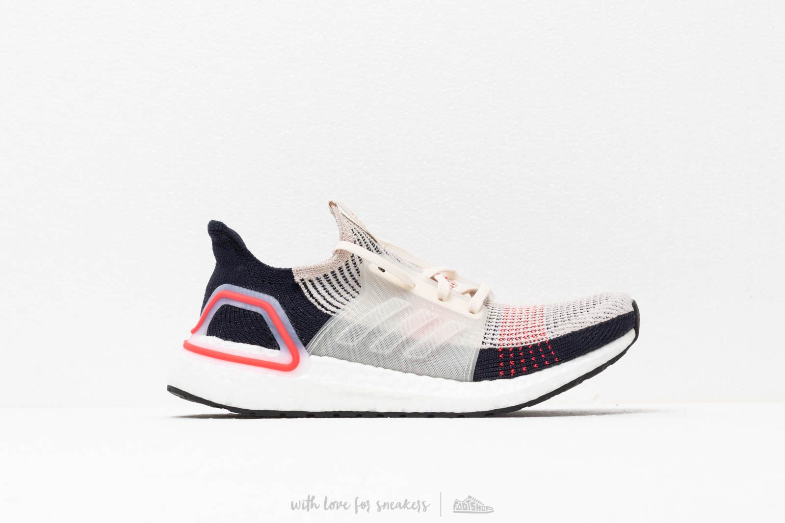 Adidas ultra boost 19 sale cloud white active red