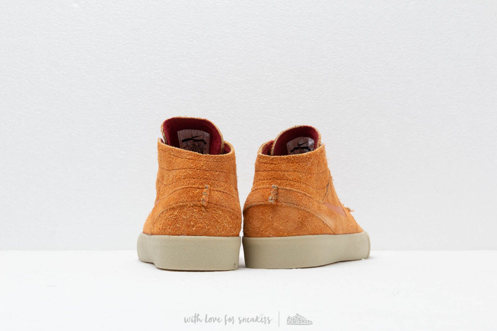 Zapatillas Hombre Nike SB Zoom Janoski Mid Rm Crafted Cinder Orange/ Cinder Orange-Team Gold