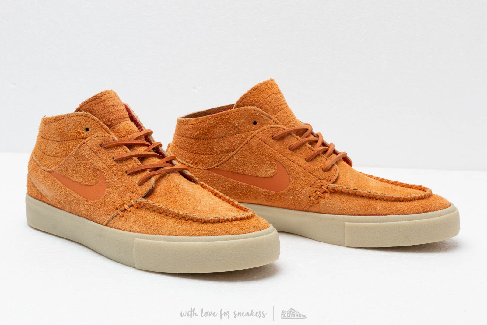 Zapatillas Hombre Nike SB Zoom Janoski Mid Rm Crafted Cinder Orange/ Cinder Orange-Team Gold