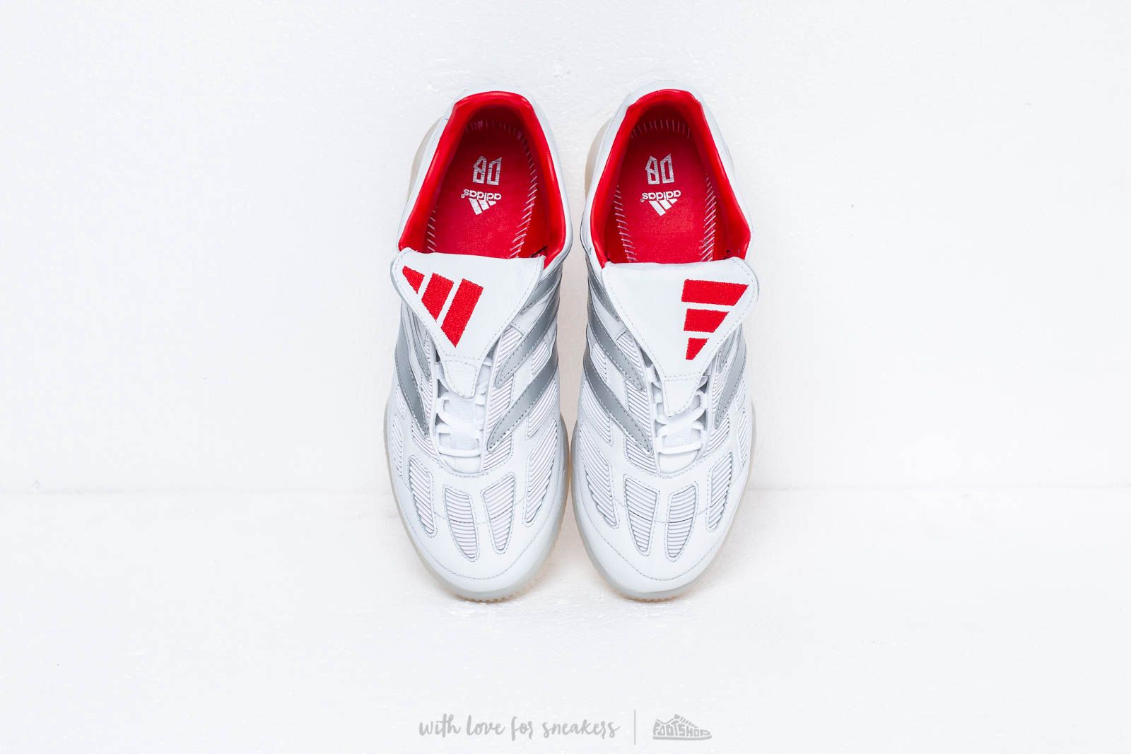 Scarpe uomo adidas Predator Precision TR Ftw White/ Silver Metallic/ Predator Red